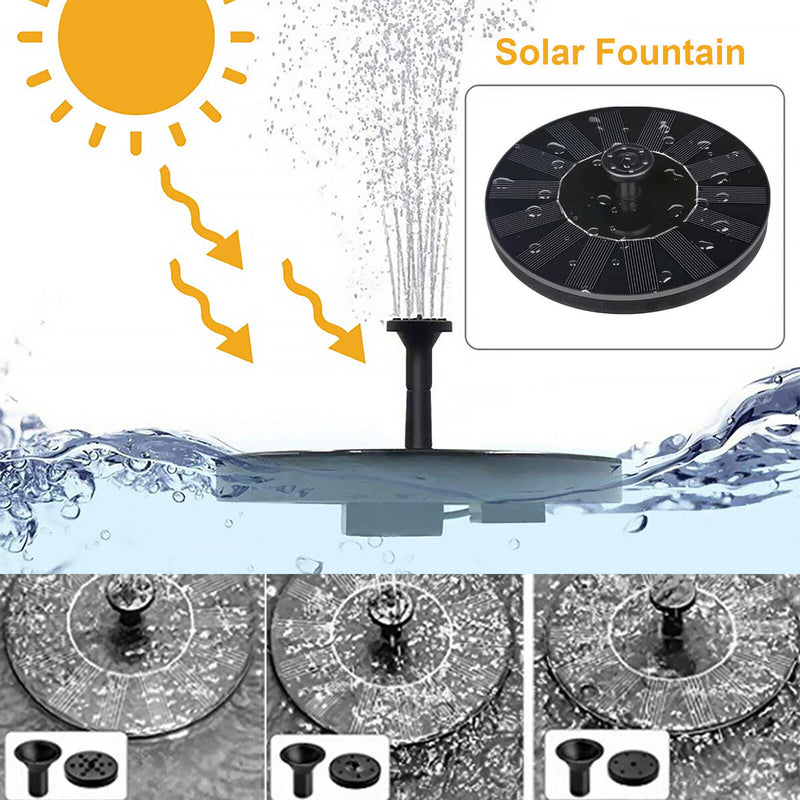 Solar Bird Bath Fountain Free Standing Floating Solar Water Fountain Pump
