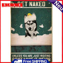 Taking Bath Dog Retro Metal Plate Tin Sign Plate Poster for Bar Club Cafe Home