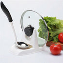 Plate Holder Cap Shelf Stove Organizer Spoon Rest Pot Lid Shelf Pots Cover Rack