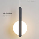 Geometry Round Design Dining Room Pendant Lamp Modern Style LED Ceiling Light