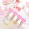 Photo Paper Clip Mini Wooden Wedding Decor Clip Crafts Pegs Love N0C9