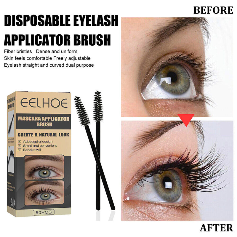 Disposable Eyelash Brushes Eyebrow Brush Mascara Wands Applicator Cosmetic