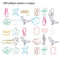 Desktop Storage Memo Notebook Stationery Paper Clips Binder Clip Bookmark