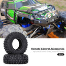 4pcs Rubber Wheel Tire for Axial SCX24 90081 Gladiator 1/24 RC Crawler Car Parts