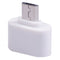 Micro USB Cable Adapter USB 2.0 to USB OTG Converter for Mouse (White 2pcs)