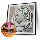 5D DIY Diamond Painting Tiger Special Shaped Full Drill Mosaic Art Picture
