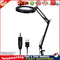 5X LED Magnifying Glass Reading Soldering Flexible Desk Magnifier (22+22) Newly