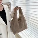 Autumn Winter Purse Handbags Portable Solid Women Fashion Shopper Bag for Travel