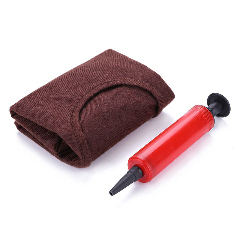 Hip Support Medical Hemorrhoid Seat Pad Inflatable Anti Bedsore (Coffee) Newly