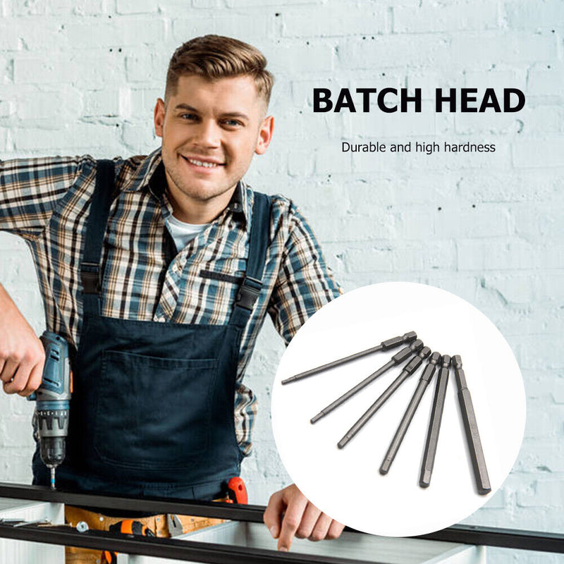 6pcs Allen Wrench Drill Bit Set Woodworking Screwdriver Drilling Hex Head Newly