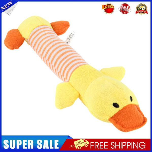 Pet Puppy Chew Squeaker Squeaky Plush Sound Ball For Dog-duck