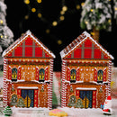 House Shaped Candy Storage Containers Empty Gift Boxes Candy Cases for Christmas