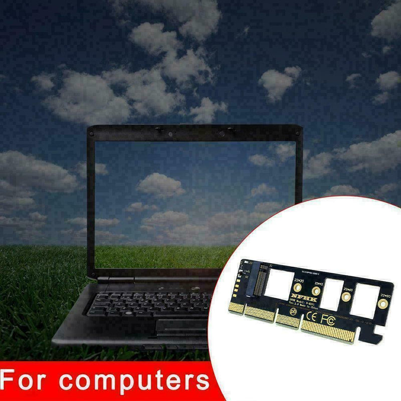 NVMe M.2 NGFF SSD to PCI-E PCI Express 3.0 x4 x8 x16 Adapter For Windows 10 H2U0