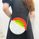 Anti-Stress Push Bubble Chain Bag Decompression Press Squeeze Cute Handbag