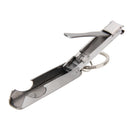 2 in 1 Bottle Opener EDC Foldable Hand Toe Nail Clippers Cutter  Keychain Newly