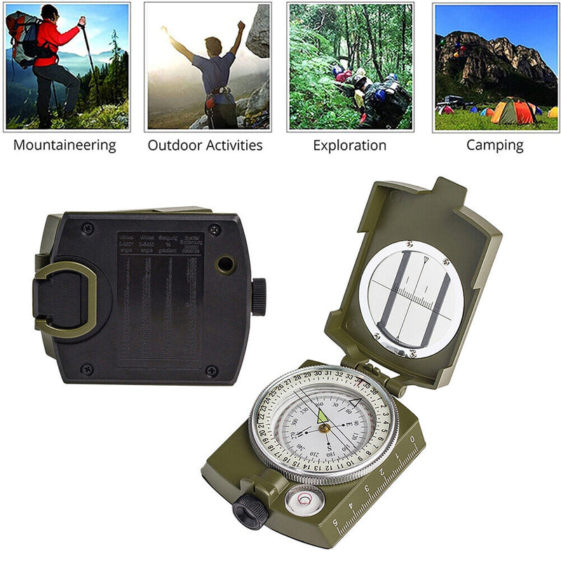 Portable Glowing Compass, Camping, Hiking, Boating, Survival, Navigati