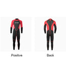 Full Body Men Neoprene Wetsuit Jumpsuit Quick-Drying Wet Suit (Red 3XL) Newly