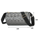 Winter Nylon Padded Quilted Handbag Winter Warm Tote Bag Solid Color Handbag