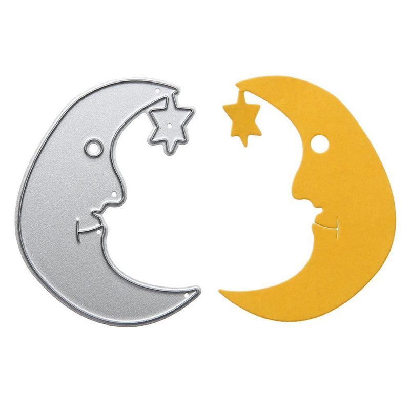 Moon DIY Metal Stencil Scrapbook Embroidery Cutting Die Craft Album Card