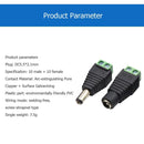 20pcs 10 Male+10 Female DC Power Connector Adapter 2.1x5.5mm Plug for CCTV