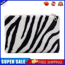 Plush Animal Pattern Women Coin Purse Girl Wallet Card Handbag (Zebra)