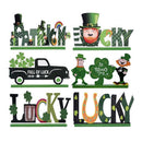 Scene Layout Crafts Decoration Cute St. Patrick's Day Lucky Shamrocks