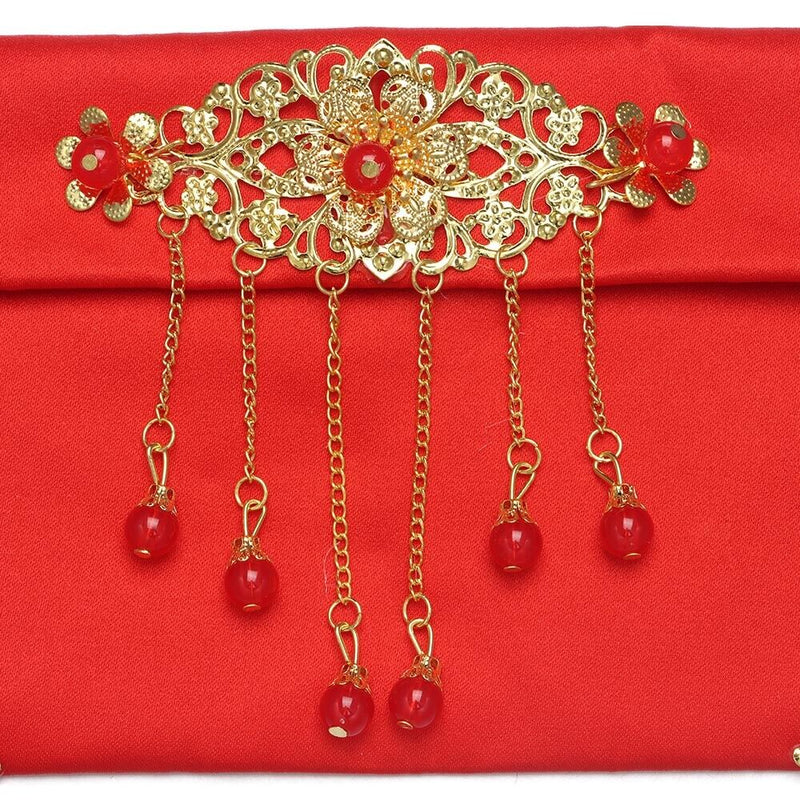 Year's Wedding Banquet Bag Brocade Hand-sewn Cloth Red Envelope Chinese Style