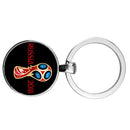 World Cup Football Soccer Pendant Key Chain Bag Car Keyrings Gifts/Black Newly