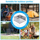 Folding Portable Barbecue Camping Grill Outdoor Variety of Fuels Suitable