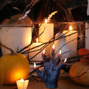 Halloween Black Witch Hand Candlestick Holders Creative Candle Holder Home Deco`