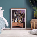 Digital Paint Sewing Machine Painted By Numbers On Canvas Decor M195
