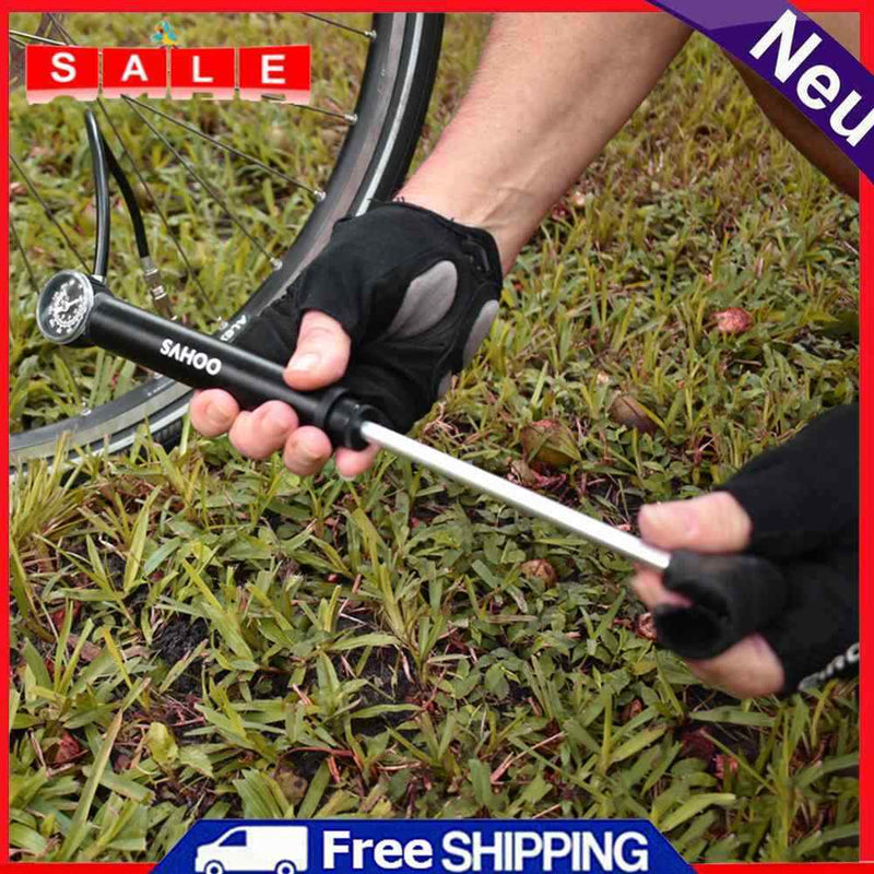 Universal Bicycle Tire Filler with Pressure Gauge, Portable Bicycle Accessories