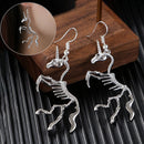 Wedding Party Girl Skeleton Drop Earrings Novel Dangle Earrings Horse Pendant