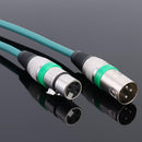 5.9ft DMX Stage DJ Cable  XLR 3Pin Male to Female Connector Wire (Green) Newly