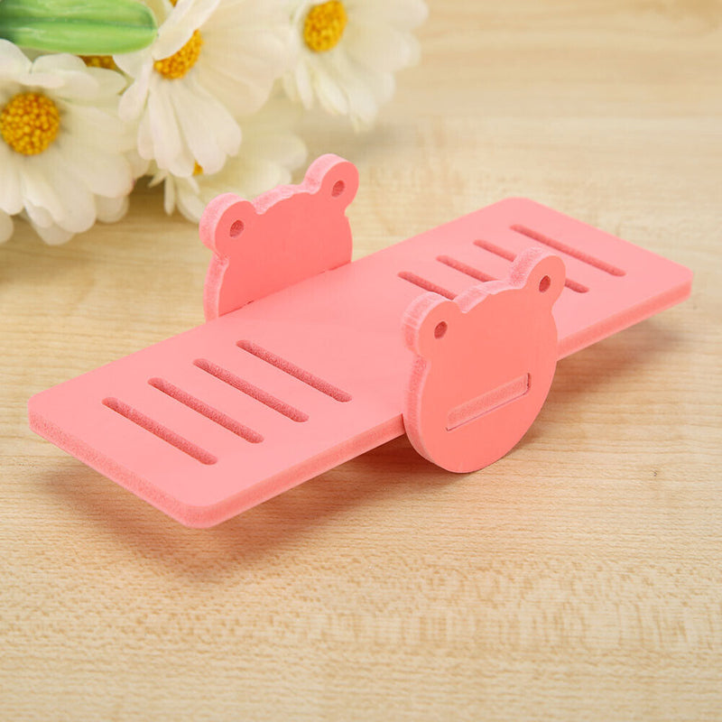 Small Animal Cage Nest Accessories Frog Pet Hamster Seesaw Play Toys (Pink)
