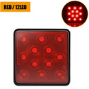 Warning Taillight 12LED Car Brake Light for Trailer Truck Pickup (Red) Newly
