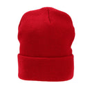 MEOW Cap Winter Casual Hip Hop Knitted Wool Skullies Beanie Hat (Red)
