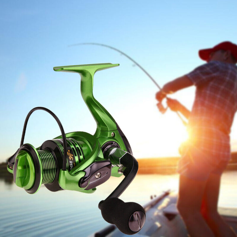 Metal Arm 13+1BB Fishing Reel 1000-7000 series Gapless Head Spinning Wheel