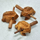 Wood Frog Rasp Percussion Musical Instrument Tone Block Stick Supplies