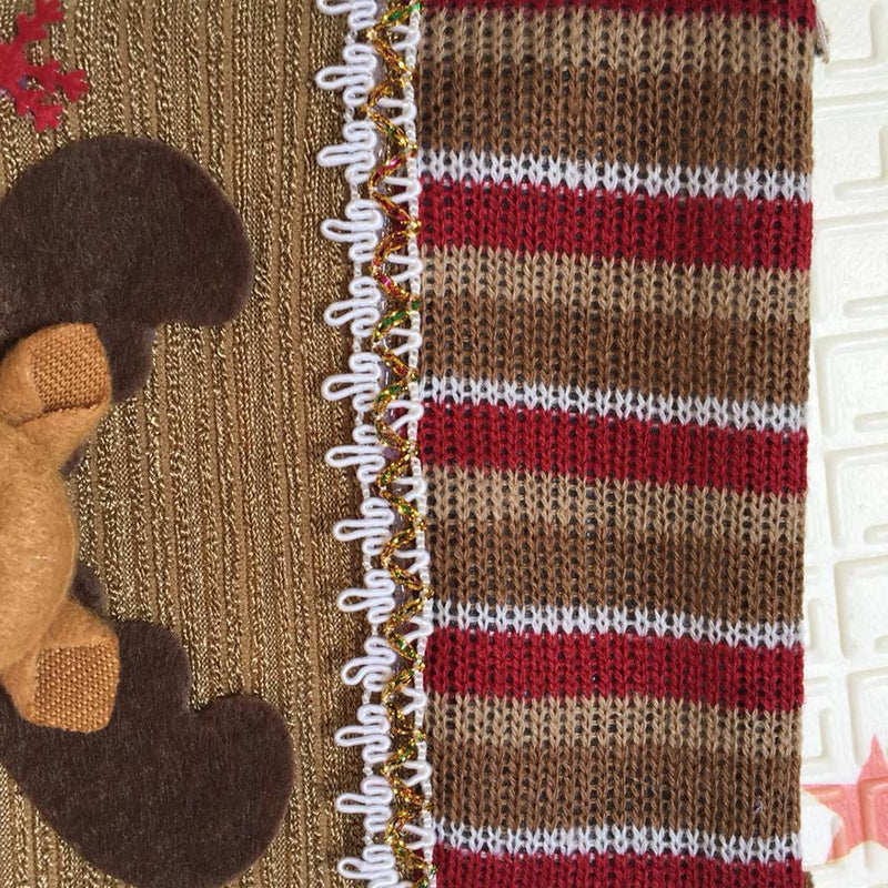 Christmas Stocking Candy Bags Socks Gift Bags Christmas Decor(Reindeer)