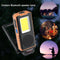 Multifunctional COB Work Light Bluetooth-compatible Speaker Portable 6 Mode