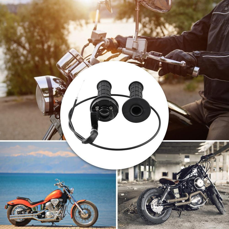 Throttle Handle Twist Hand Grip+Cable Set for 7/8 110-250cc Dirt Pit Bike A