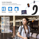 Bone Conduction Headphones Bluetooth-compatible Open-Ear Wireless (Black) Newly