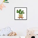 14CT Partial Cross Stitch Cactus Stamped DIY Kits Cotton Thread Embroidery