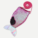 Lovely Sequins Coin Purse Strap Handbag Kids Girl Glitter Small Zipper Clut