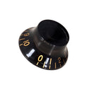 4x Electric Guitar Speed Volume Tone Control Knob Cap for EPI LP (Black) Newly