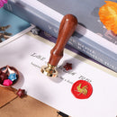 25mm Fire Lacquer Sealing Wax with Handle Copper Animal Wax Stamp (DW22) Newly
