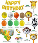 Jungle Safari Green Balloon Kid Birthday Party Decorations Arch Garland Kit