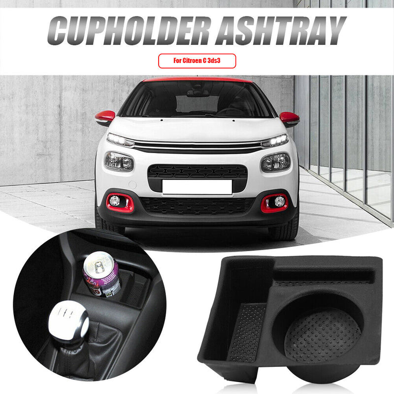 Cup Can Holder Ashtray Coin Tray for Citroen C3 DS3 9425E4 Interior Accesso