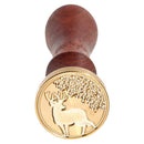 Animal Pattern Fire Painting Stamp Wax Seal for Stamping Envelope Card (C) Newly